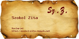 Szokol Zita névjegykártya